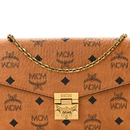 MCM Visetos Millie Wallet On Chain Cognac 8 of 12