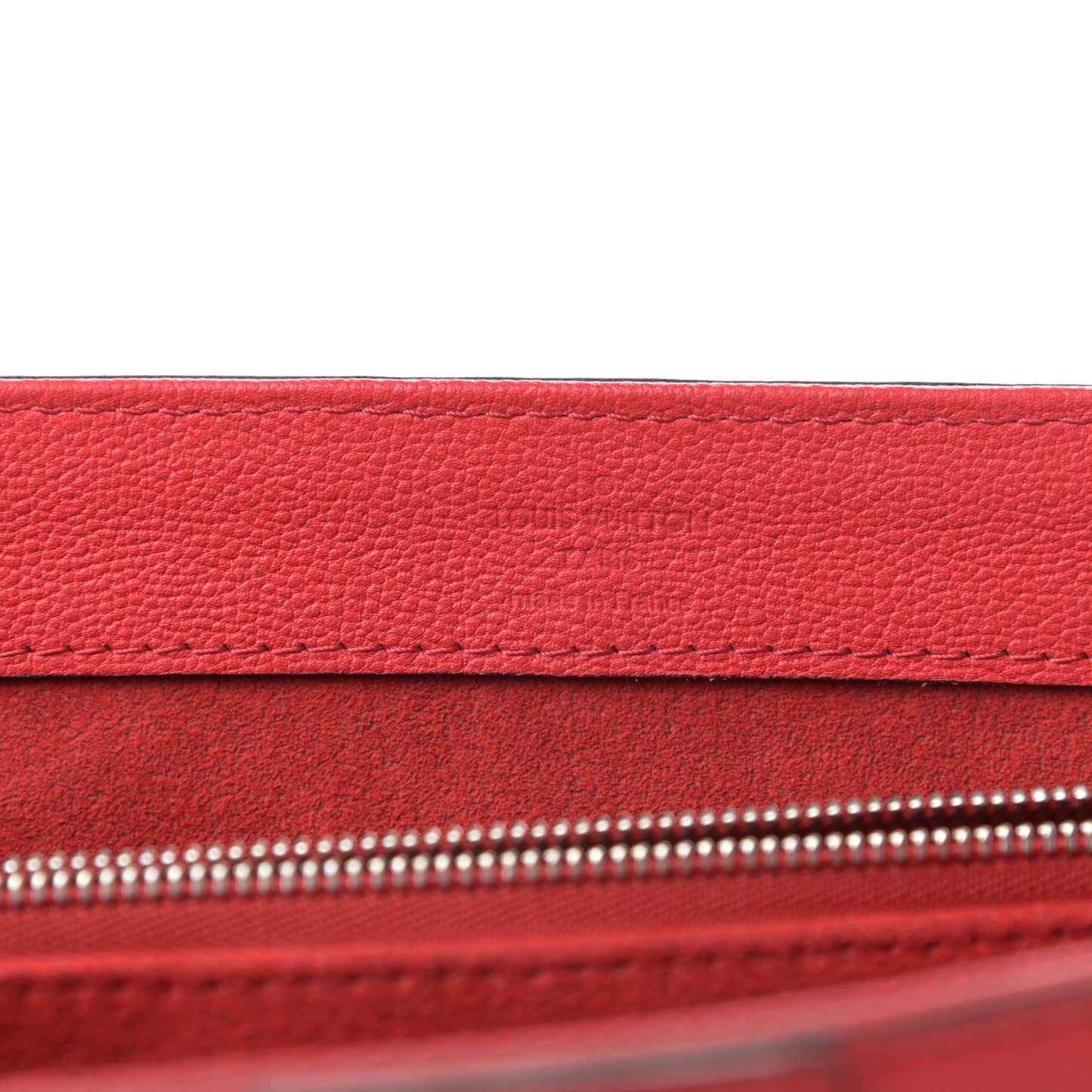 Cuir Plume Ecume Very One Handle Rubis