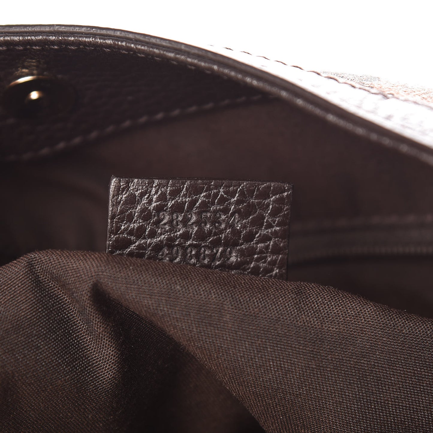 Monogram Hobo Dark Brown