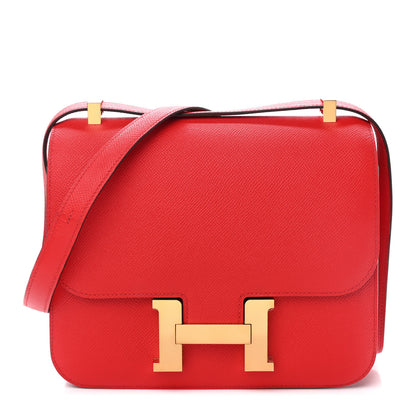 Hermes Epsom Constance 24 Rouge de Coeur 1 of 9
