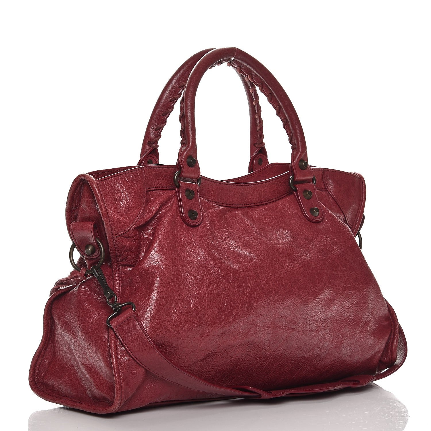 Balenciaga Agneau Classic Hardware City Cassis 4 of 9