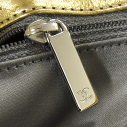 Chanel Calfskin Crackled CC Mix Flap Metallic 9 of 11