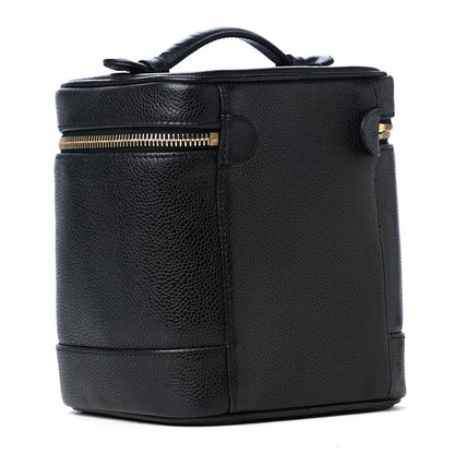 Chanel Caviar Vanity Cosmetic Case Black 3 of 8