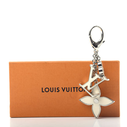 Louis Vuitton Fleur d Epi Bag Charm Ivory 5 of 5