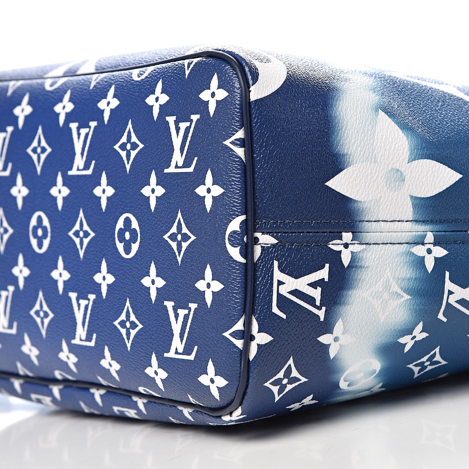 Louis Vuitton Monogram Escale Neverfull MM Blue 9 of 10