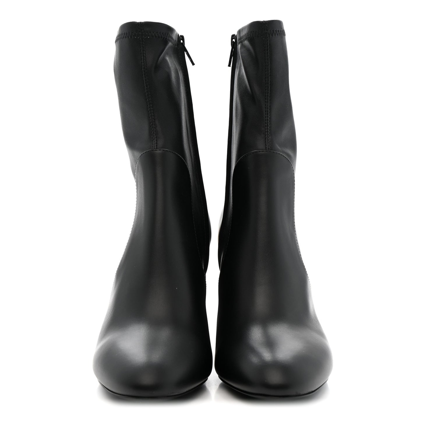 Calfskin Uniformes Silhouette Ankle Boots 37.5 Black