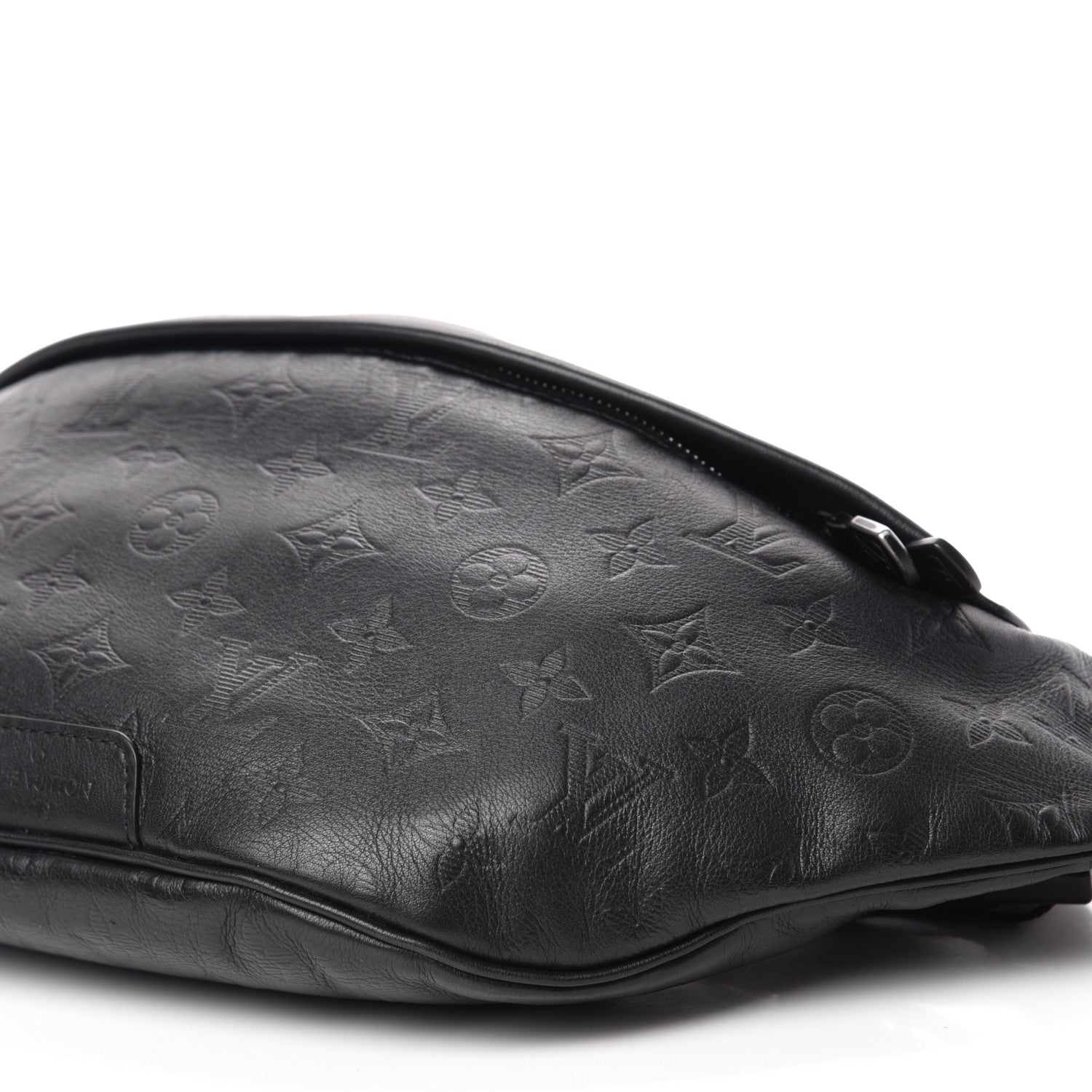 Louis Vuitton Calfskin Monogram Shadow Discovery Bumbag Black 7 of 10
