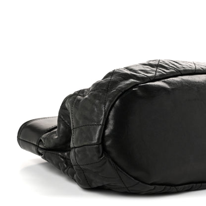 Chanel Lambskin Quilted Tote Black 9 of 10