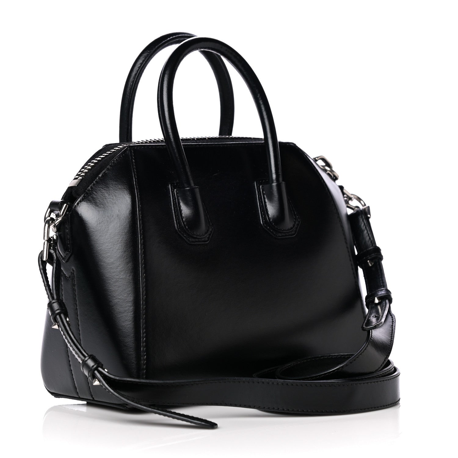 Givenchy Shiny Lord Calfskin Mini Antigona Black 3 of 10