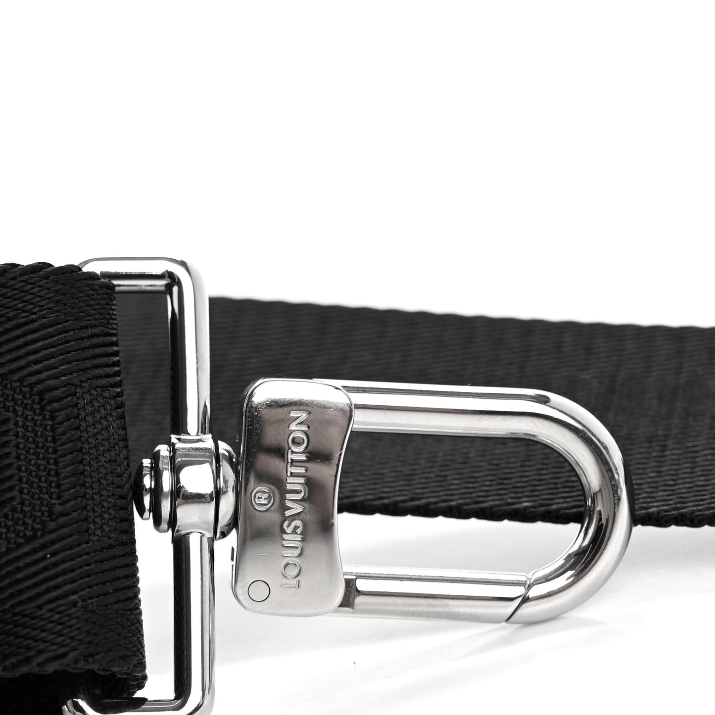 Nylon Alpha Messenger Strap Black