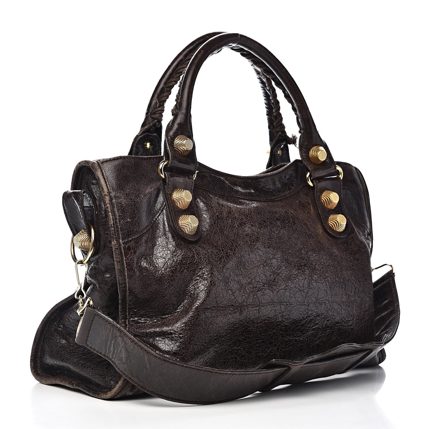 Balenciaga Agneau Giant 21 Gold Hardware City Charbon 3 of 15