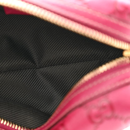 Gucci Metallic Guccissima Small Cosmetic Case Red 5 of 8