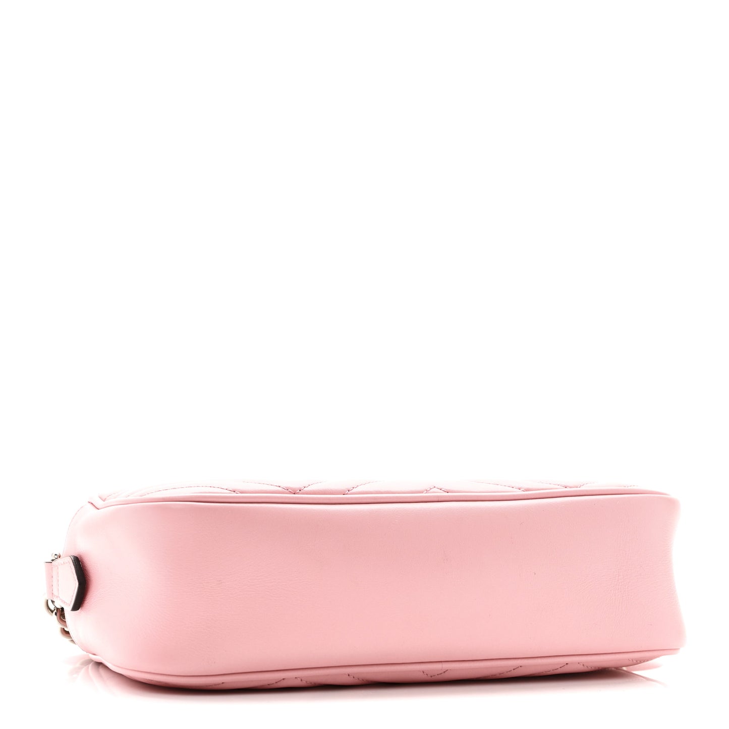 Calfskin Matelasse Small GG Marmont Chain Shoulder Bag Wild Rose