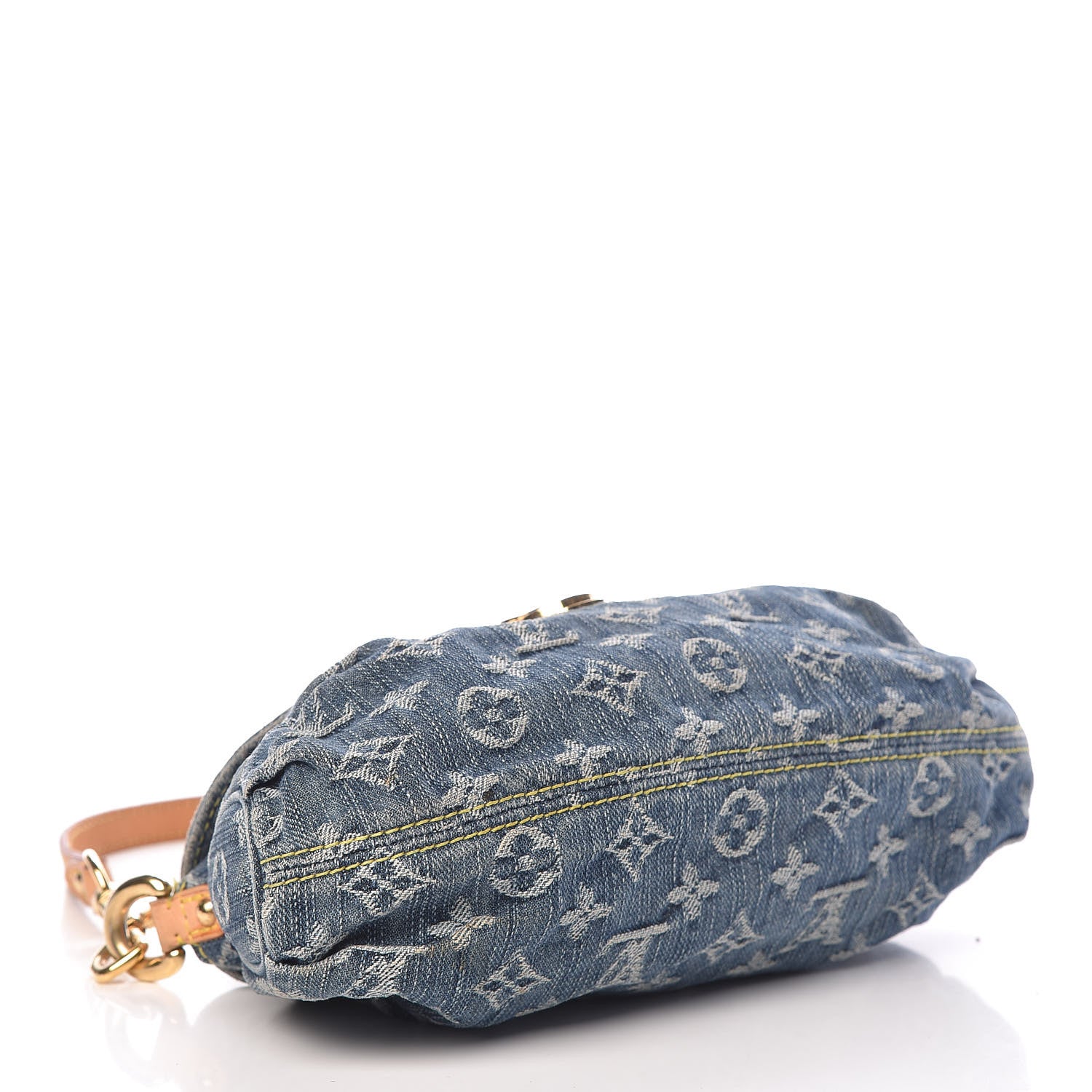 Louis Vuitton Monogram Denim Mini Pleaty Blue 4 of 11