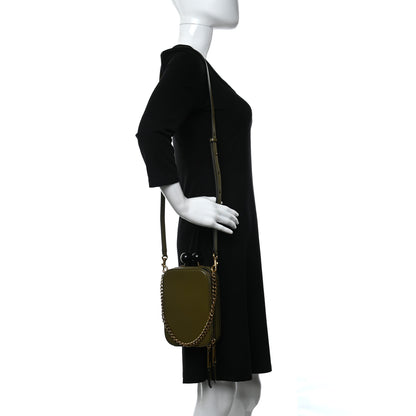 Marc Jacobs Smooth Calfskin The Vanity Crossbody Bag Green 2 of 11