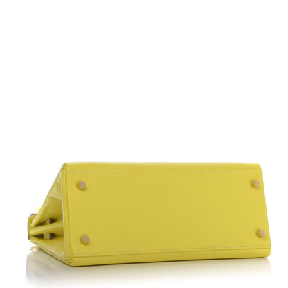 Hermes Evercolor Kelly Retourne 28 Lime 5 of 11