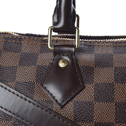 Louis Vuitton Damier Ebene Speedy Bandouliere 25 9 of 14