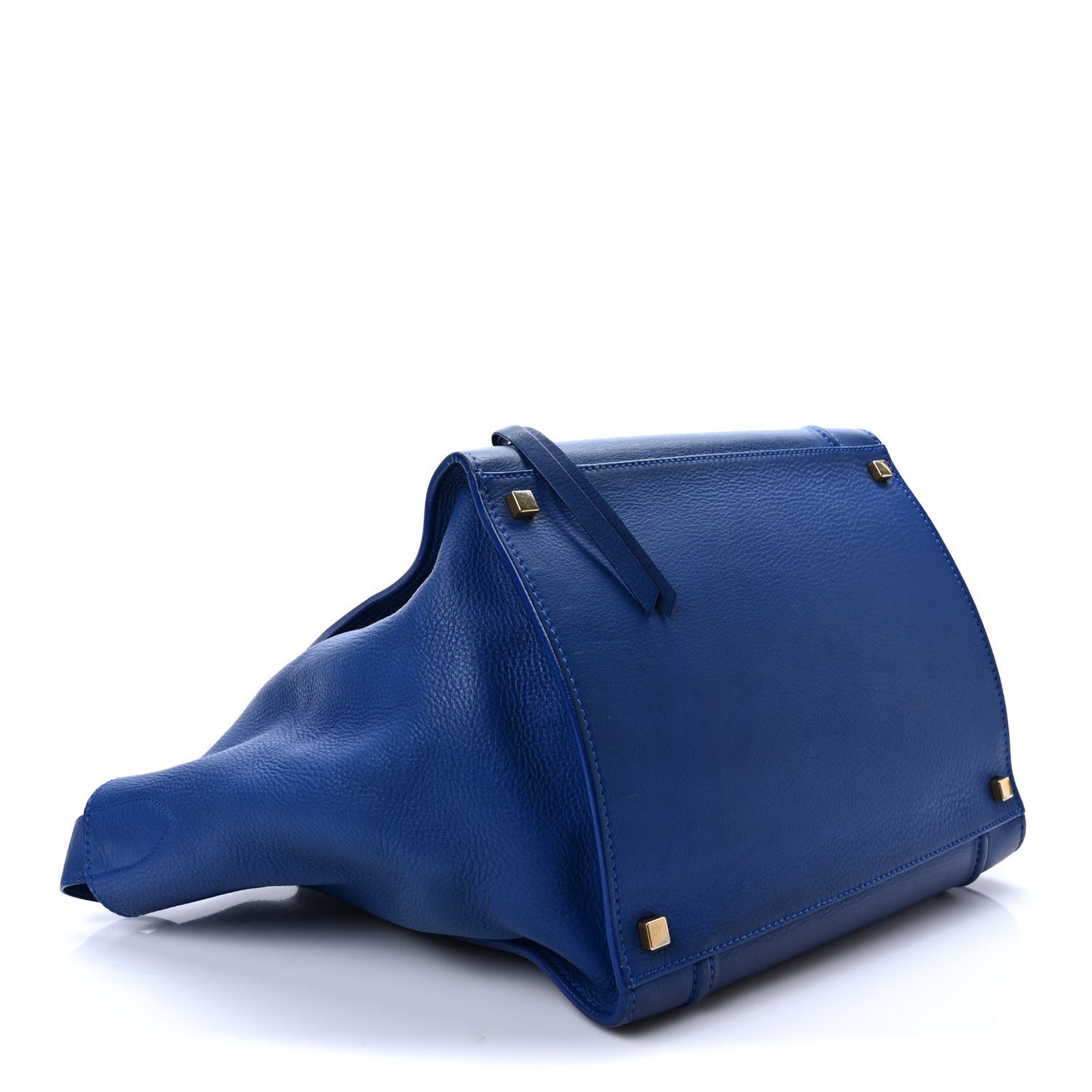 Supple Calfskin Medium Phantom Luggage Royal Blue
