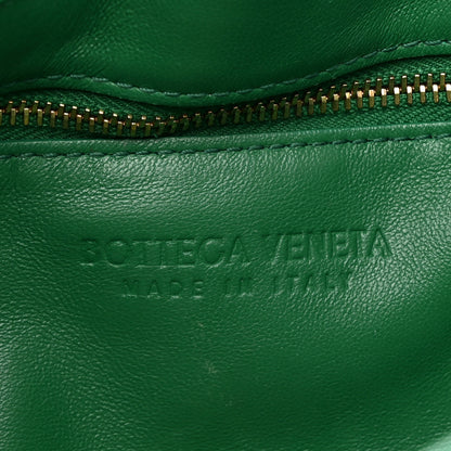 Bottega Veneta Lambskin Maxi Intreccio Padded Chain Cassette Crossbody Bag Racing Green 6 of 15