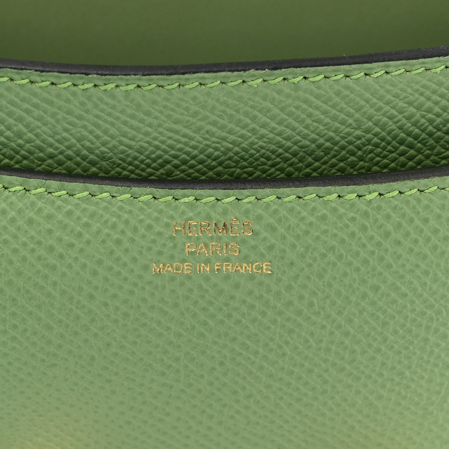 Hermes Epsom Constance 18 Vert Criquet 6 of 10