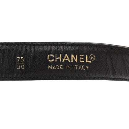 Chanel Lambskin Quilted Flap Waist Belt Bag 75 30 Black 9 of 13