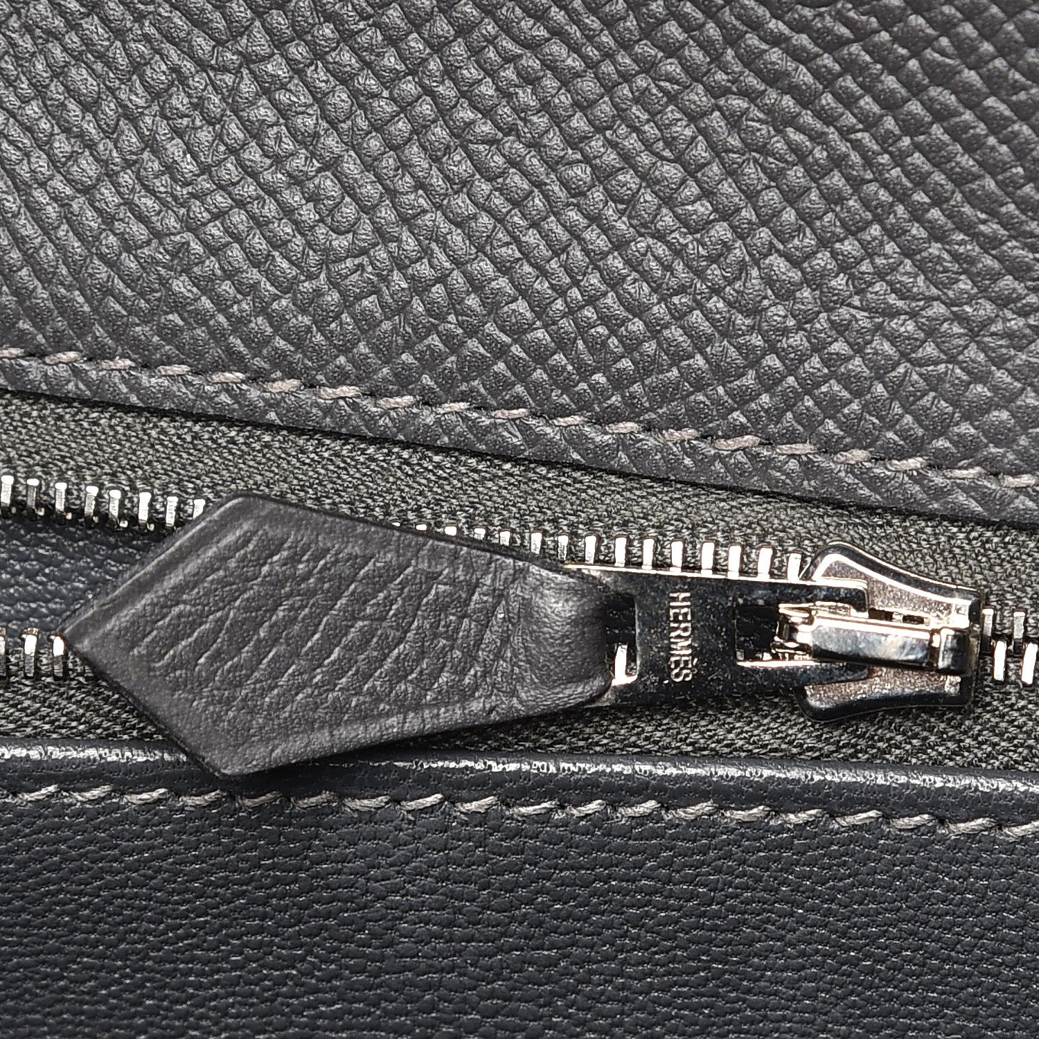 Hermes Epsom Kelly Sellier 40 Graphite 15 of 37