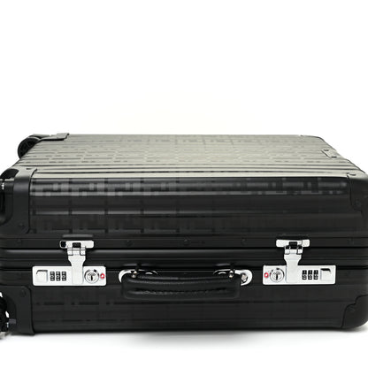 Fendi X RIMOWA Aluminum FF Print Roll Away Carry On Luggage Black 10 of 24