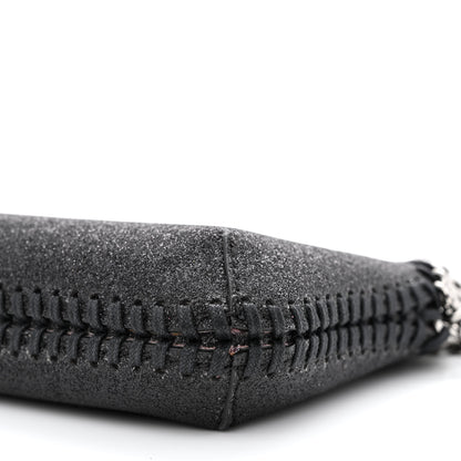 Stella McCartney Metallic Glitter Mini Falabella Box Shoulder Bag Black 11 of 11