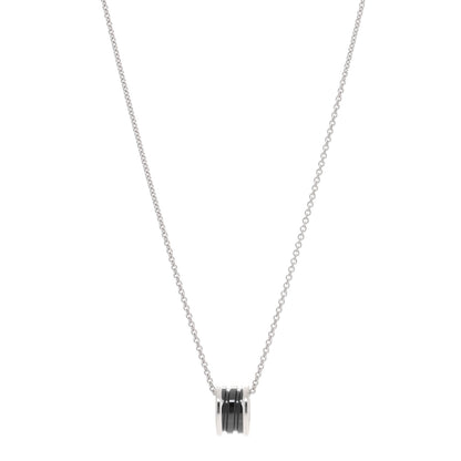 Bulgari Sterling Silver Ceramic Save The Children Pendant Necklace 1 of 3