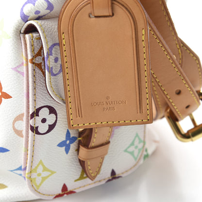 Louis Vuitton Monogram Multicolor Petit Noe White 8 of 9
