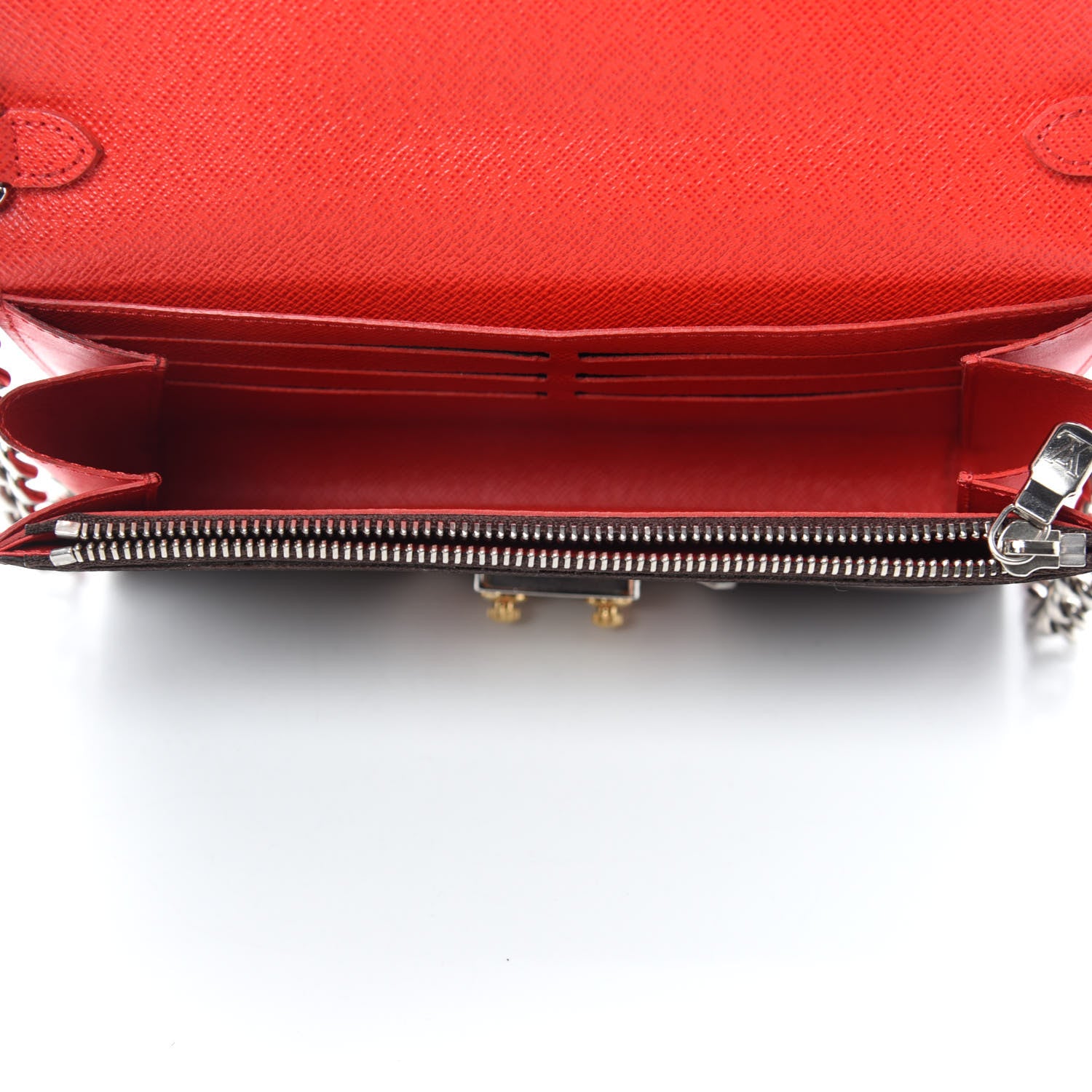 Louis Vuitton Monogram Tribal Mask Chain Wallet Rouge 5 of 10