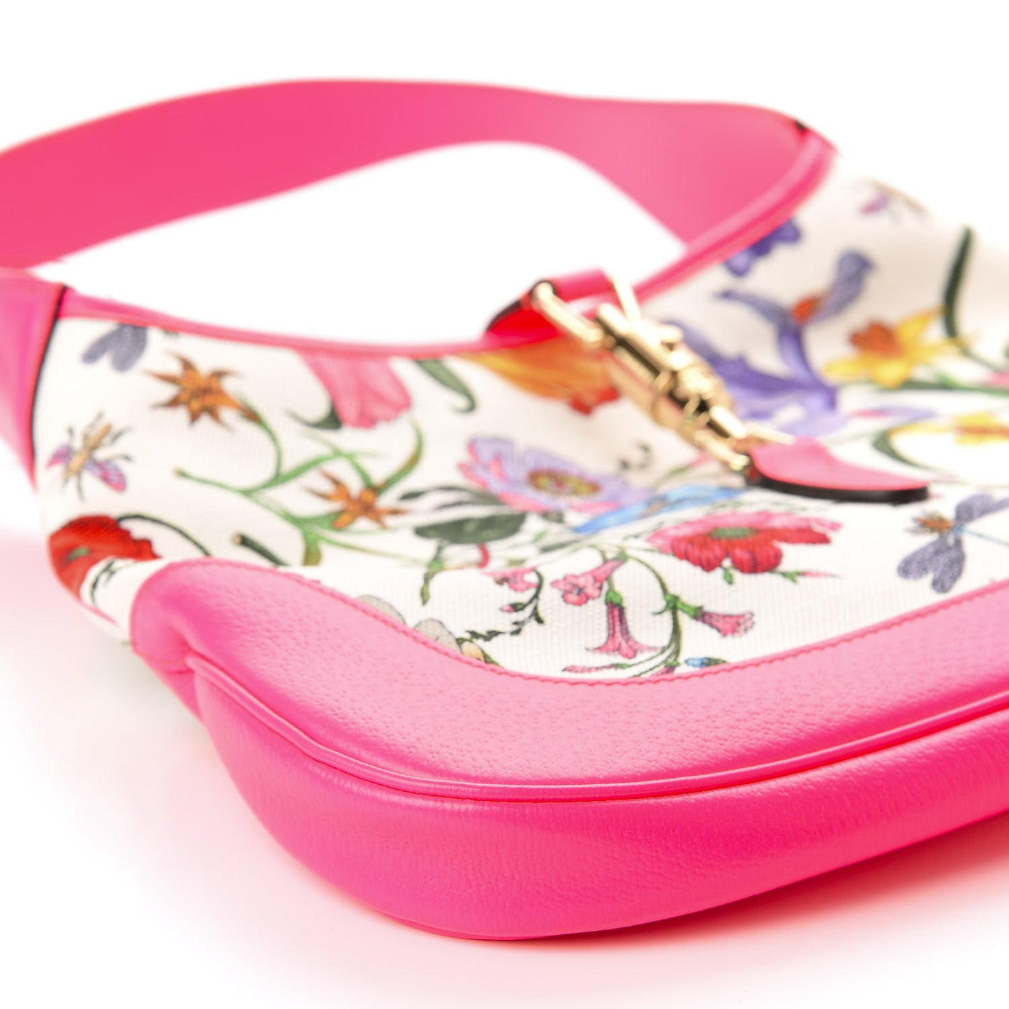 Canvas Flora Medium Jackie Hobo Fuchsia