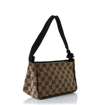 Gucci Monogram Shoulder Bag Dark Brown 3 of 12