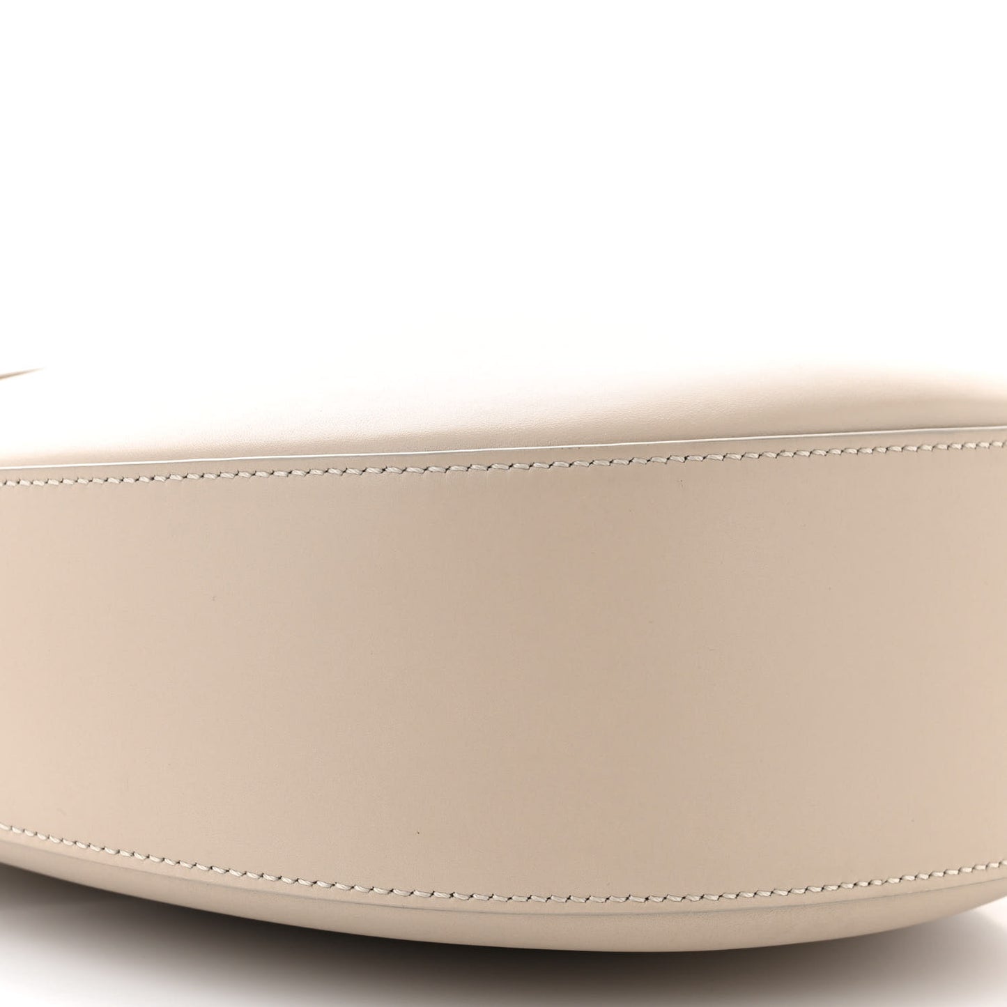 Satin Calfskin Jacquard Small Luna Bag Oat