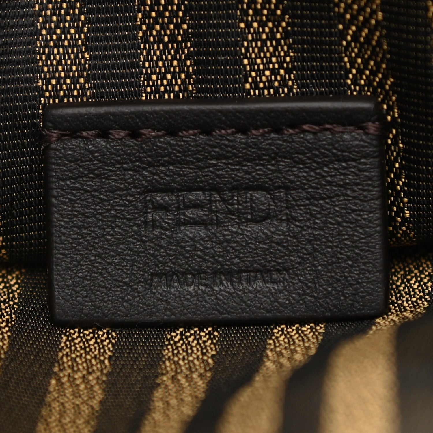Fendi Vitello Palmellato Wallet on Chain with Pouches Camelia 7 of 11