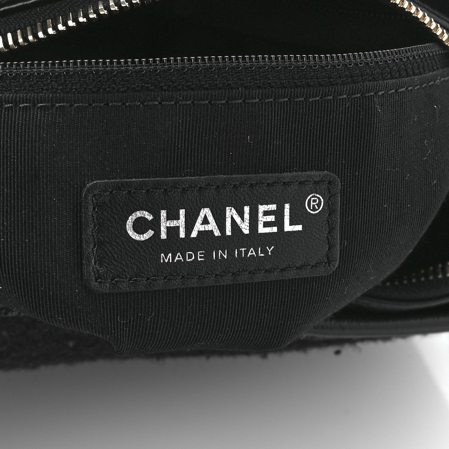 Chanel Calfskin Wool Embroidered Paris Hamburg Medium Gabrielle Hobo Dark Navy Blue 6 of 11