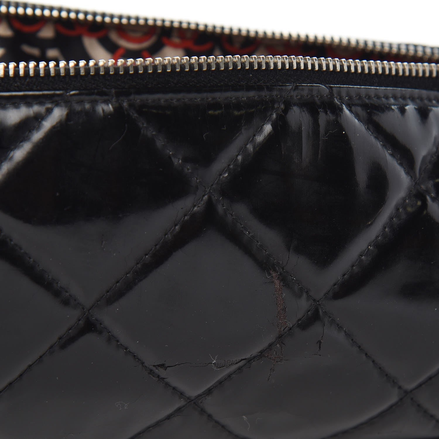 Chanel CC Umbrella with Patent Quilted Carrier Black 8 of 9