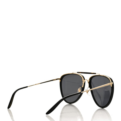Gucci Metal Aviator Sunglasses GG0672S Black Gold 4 of 8