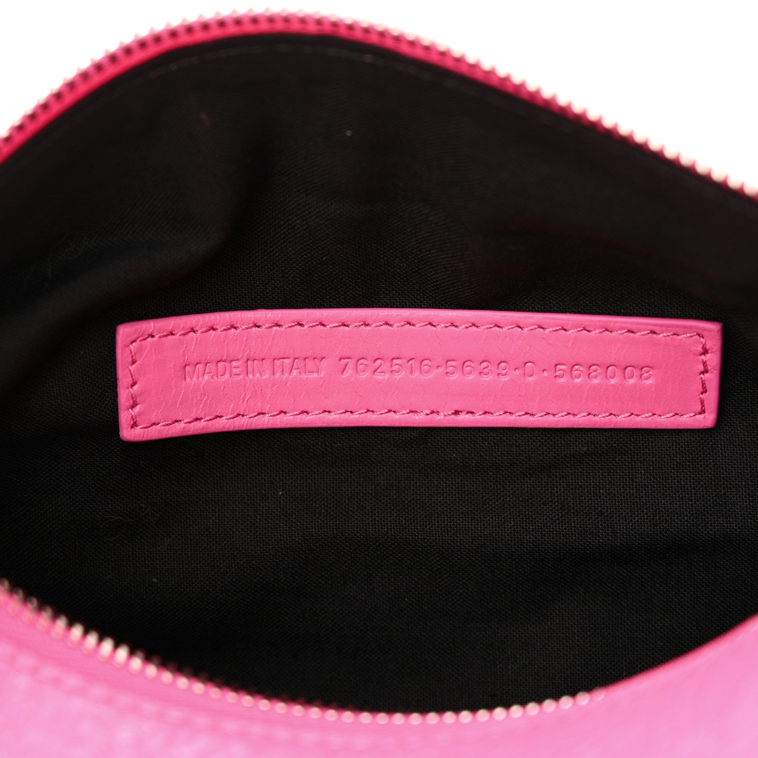 Balenciaga Agneau Arena Superbusy XS Sling Zip Shoulder Bag Hot Pink 6 of 10
