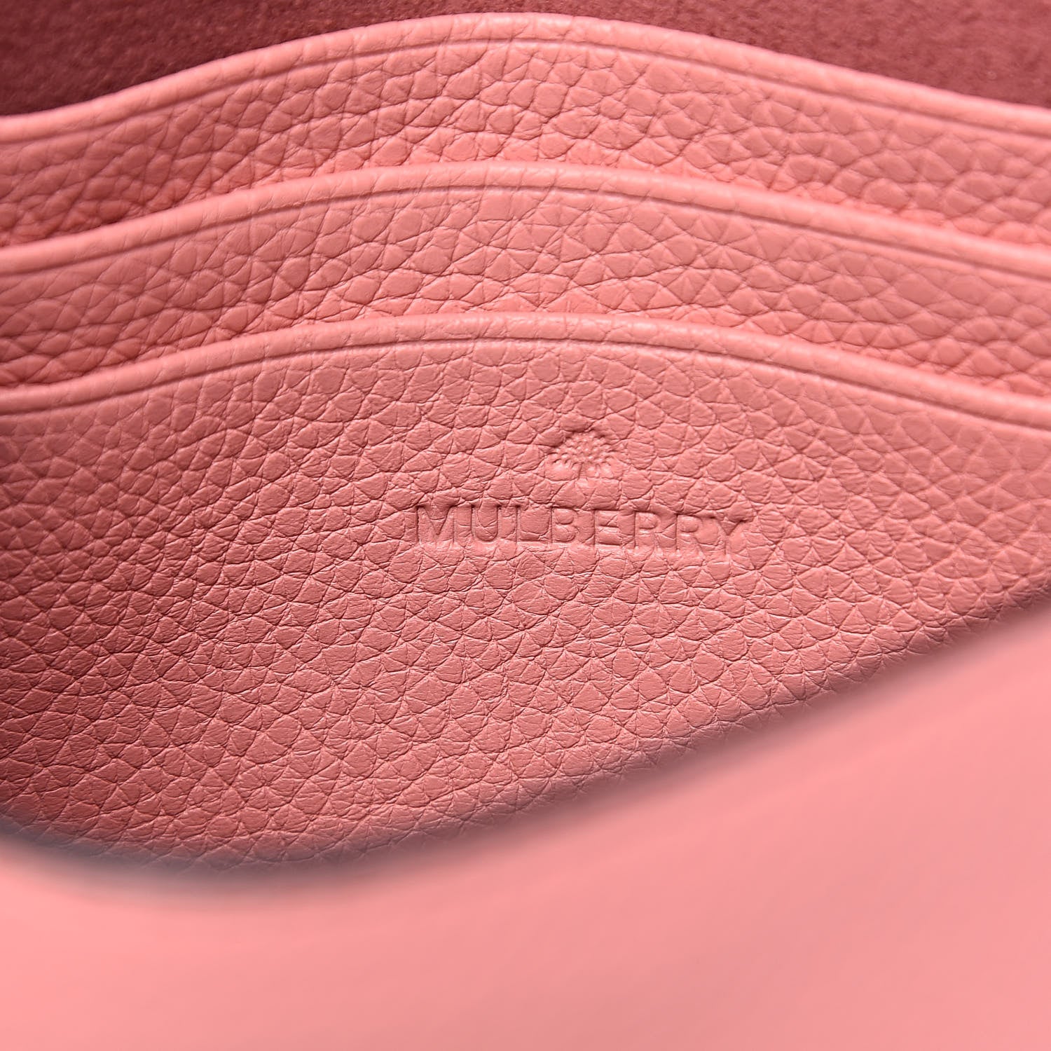 Mulberry Small Classic Grain Calfskin Mini Lily Macaroon Pink 6 of 8