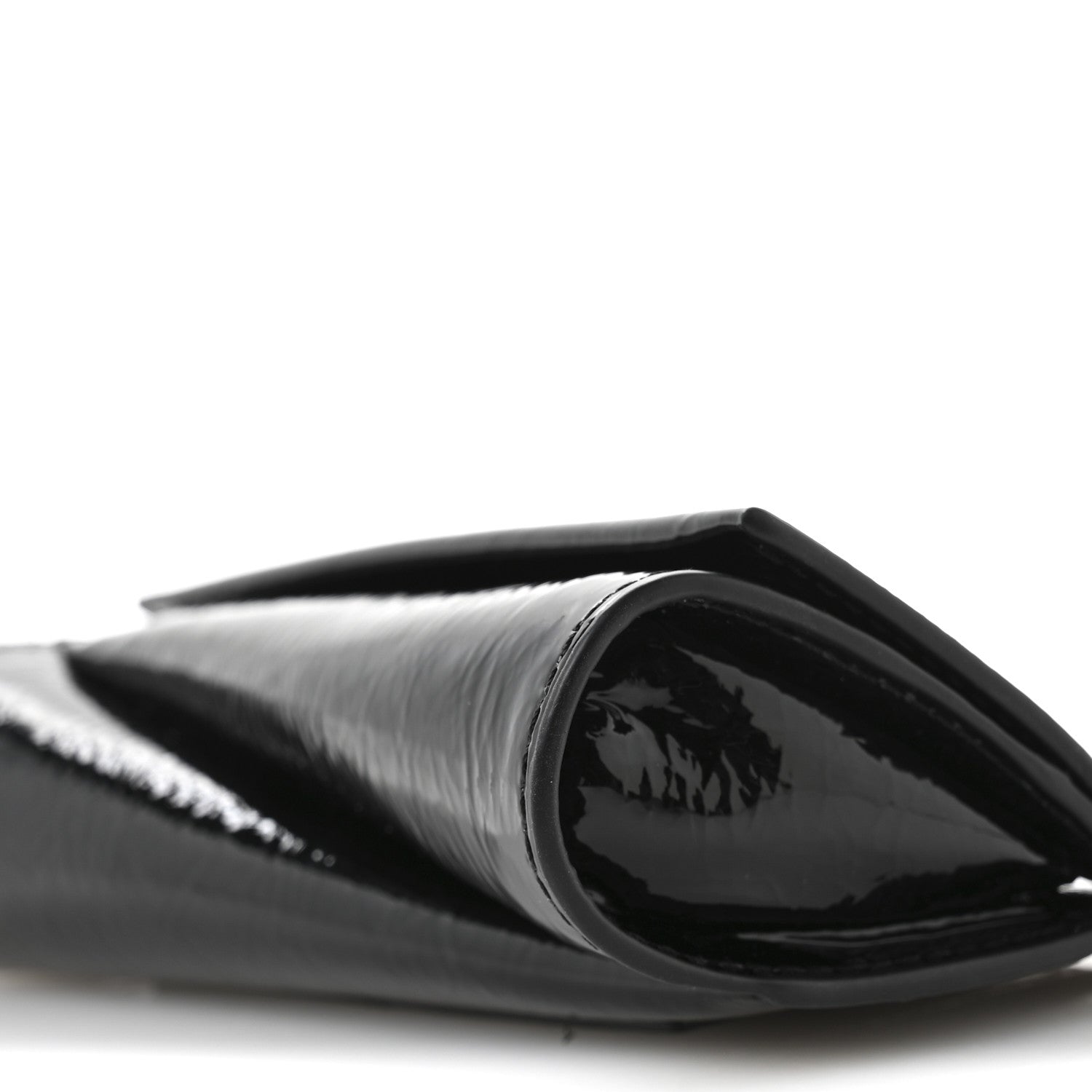 Christian Louboutin Patent Vog Small Loubitwist Clutch Black 9 of 10