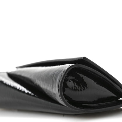 Christian Louboutin Patent Vog Small Loubitwist Clutch Black 9 of 10
