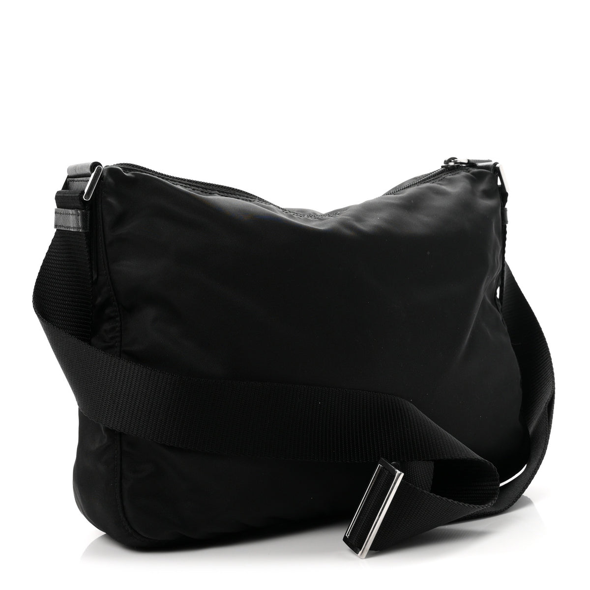 Prada Nylon Vela Tracolla Messenger Bag Black 3 of 10