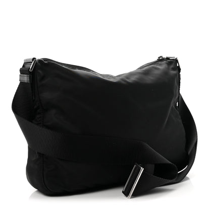 Prada Nylon Vela Tracolla Messenger Bag Black 3 of 10