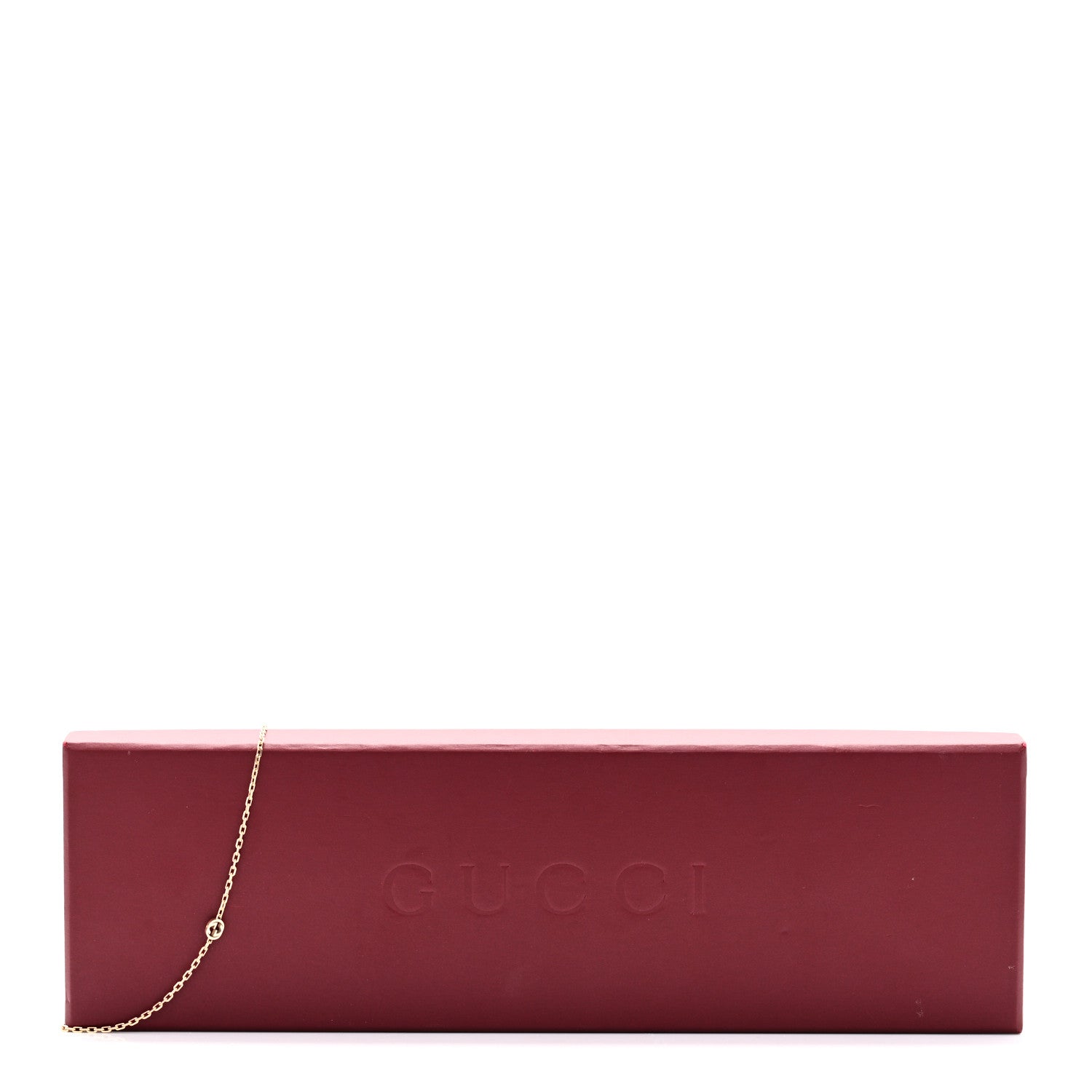 Gucci 18K Yellow Gold Running GG Station Necklace 7 of 7