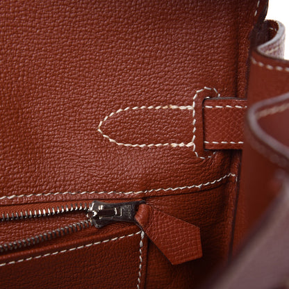 Hermes Epsom Birkin 30 Brique 13 of 38