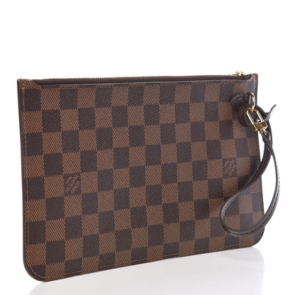 Louis Vuitton Damier Ebene Neverfull MM GM Pochette 3 of 8