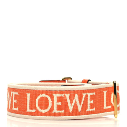 Loewe Calfskin Jacquard Anagram Strap Orange 2 of 5