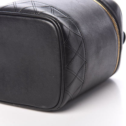 Chanel Lambskin Vanity Cosmetic Case Black 15 of 20