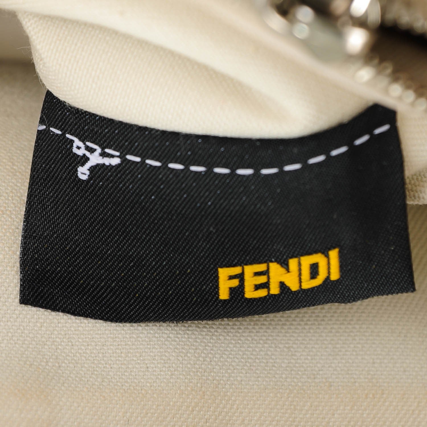 Fendi Vitello Elite Flamingo Mink Monster Charm Petite 2Jours Tote Black Multicolor 9 of 10